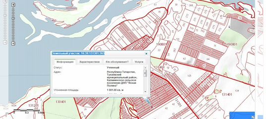 Кадастровая карта тукаевского района