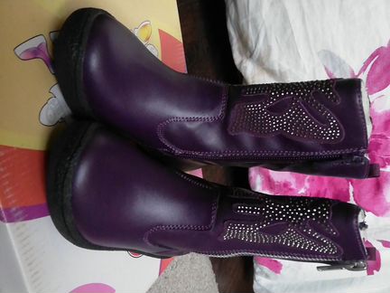 Сапоги демисезонные для девочки фламинго