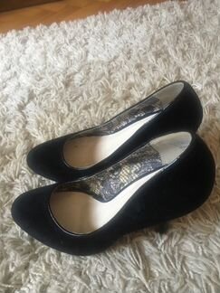 Туфли женские замшевые