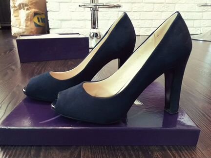 Тёмно-синие Туфли 38 размер