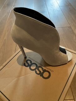 Ботильоны замшевые ASOS