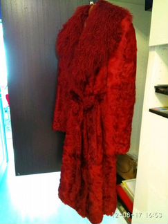 Меховое пальто, новое