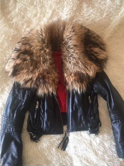 Куртка зимняя с мехом dsquared