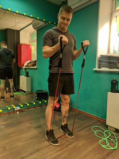 Эспандер трубчатый с ручками, комплект