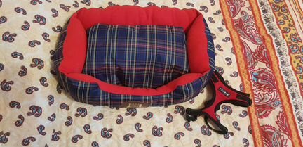 Лежанка +шлейка для щенка или маленькой собаки