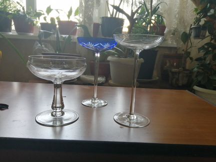 Старинные вазочки для варенья стекло