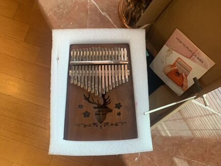 Калимба 17 нот материал Красное дерево