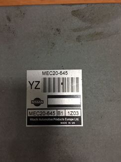 Мозги Nissan Almera N16