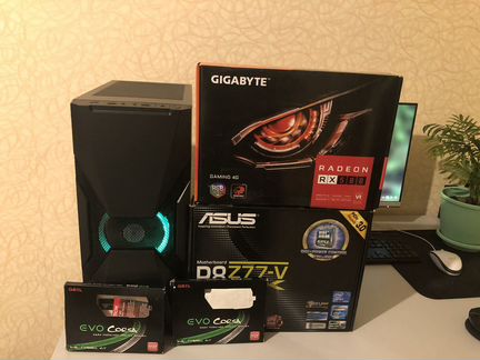 Игровой компьютер, i7/16Gb/RX 580 4Gb