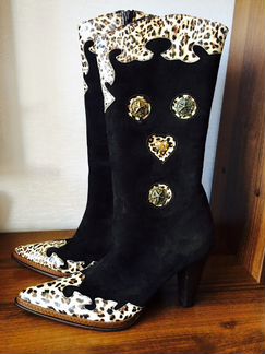 Сапоги из натуральной кожи