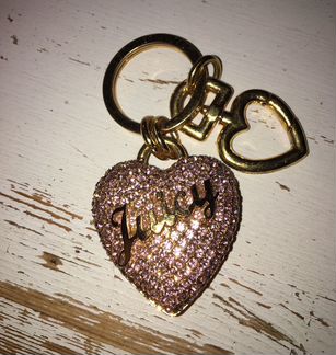 Брелок Сердце со стразами Juicy