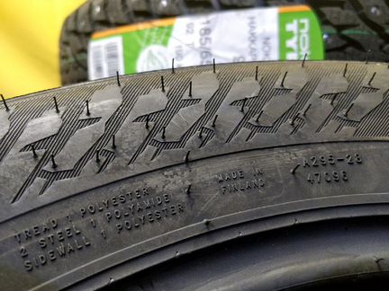 Pезина 185/65 R15 зимняя шипы Nokian новая