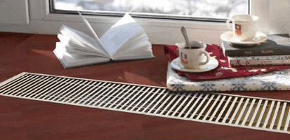 Внутрипольный конвектор techno KVZ 250-105-2400