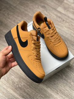 Кеды Nike Air Force 1 замшевые карамельные