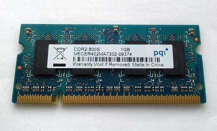 Память DDR2 1GB 800MHz sodimm