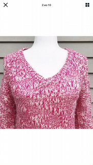 Розовый вязаный свитер. Aeropostale. Майами. Новый