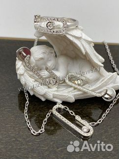 Кольцо Серьги подвеска Messika с бриллиантами