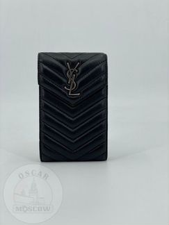 Женская кожаная мини сумочка Saint Laurent - Ysl