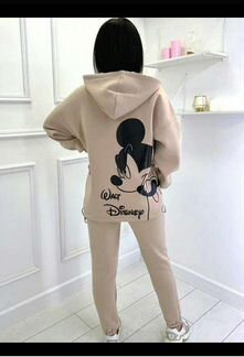 Спортивный утеплённый костюм на флисе Микки