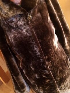 Шуба тёплая новая мутон