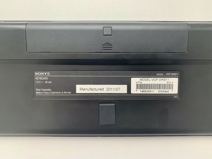 Клавиатура беспроводная. Sony