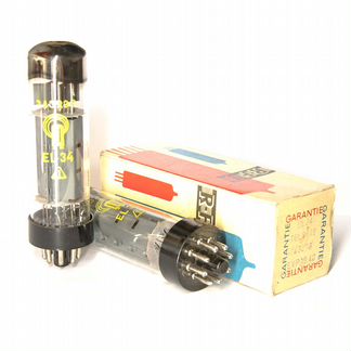 Радиолампы EL34 RFT NOS