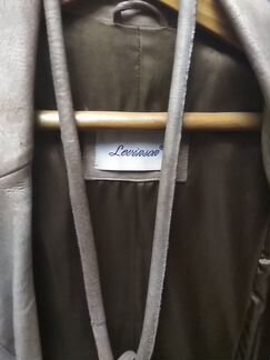 Женское кожаное пальто