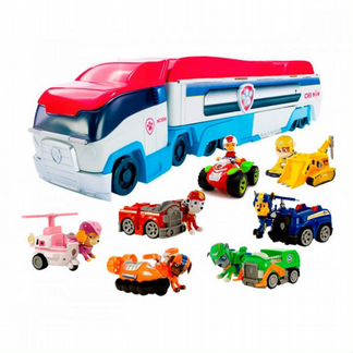 Большой Автовоз + 7 спасателей Щенячий Патруль