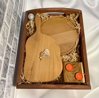 Подарочный набор досок из бука