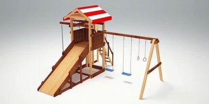 Детская площадка из дерева Савушка 