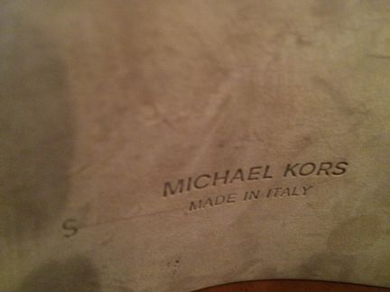 Черный кожаный ремень Michael Kors оригинал
