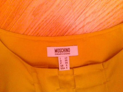 Платье Moschino, Р 42 (S), оригинал, чеки